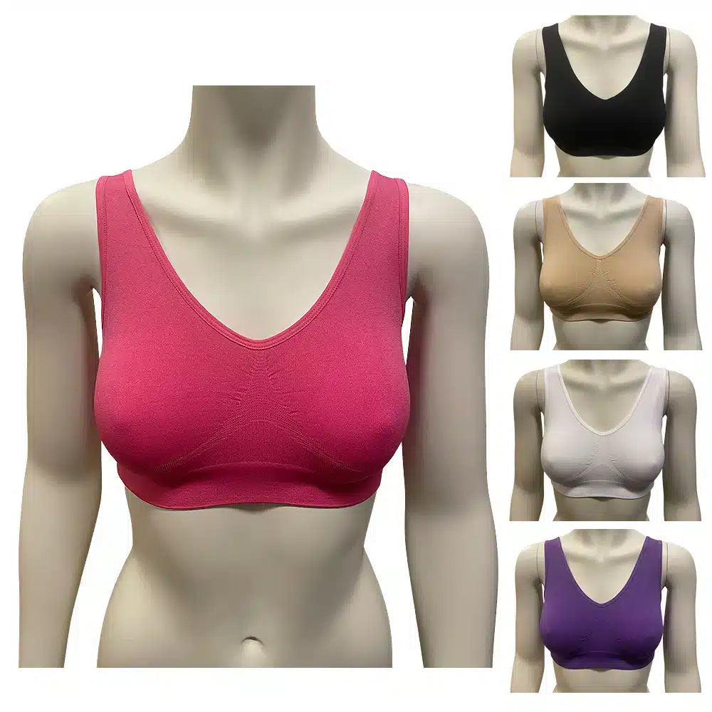 Casley BH - pakket met 5 stuks naadloze bh (beschikbaar in verschillende kleuren)