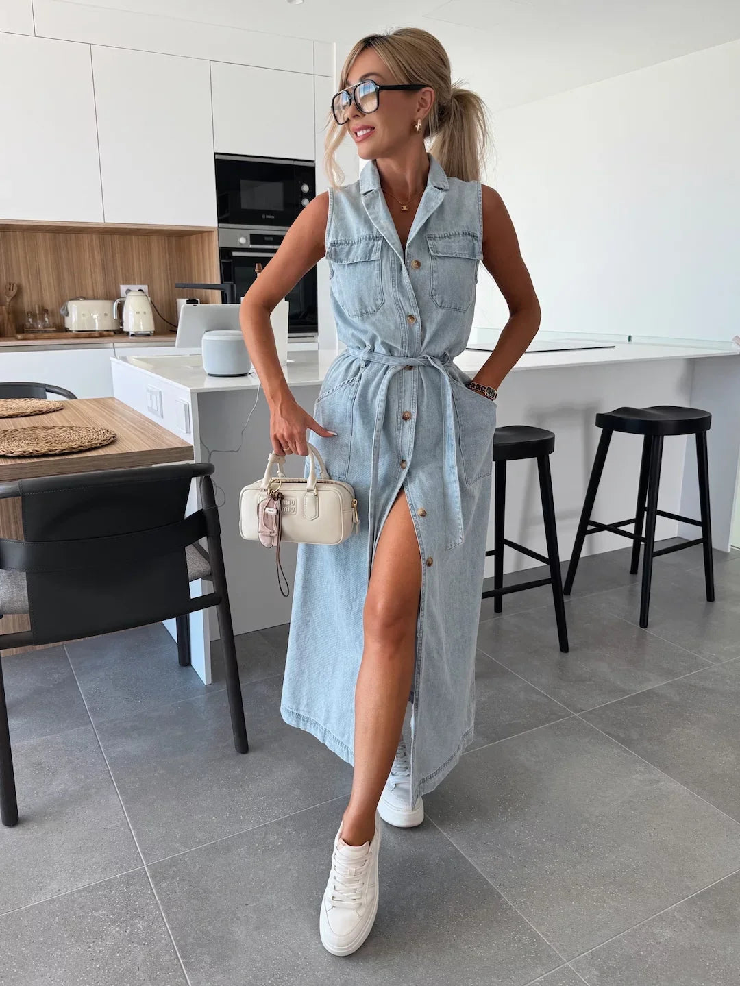Louisa |  Denim Jurk