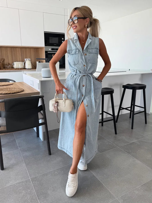 Louisa |  Denim Jurk